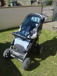 Pushchair reclined
