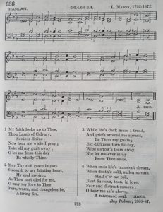 Music for the hymn 'My Faith Looks Up To Thee'